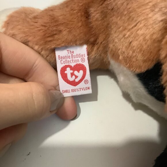 Vtg 1998 Ty Large Plush Beanie Buddy CHIP the Calico Cat 15" Retired - Picture 4 of 6